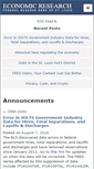 Mobile Screenshot of news.research.stlouisfed.org